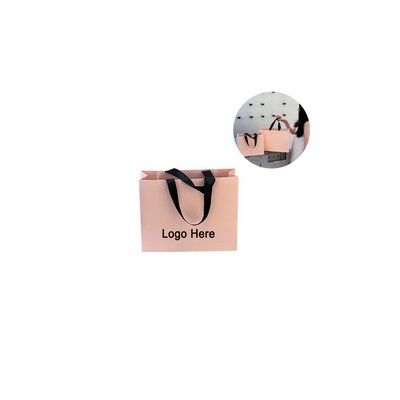 Pink Shopping Paper Bag, Gift Packaging