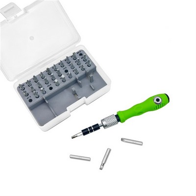 32-In-1 Multi-Function Manual Screwdriver Set, Portable Repair Kit for Computer & Mobile Phone