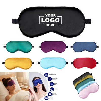 Dual-Sided Imitation Silk Eye Cover