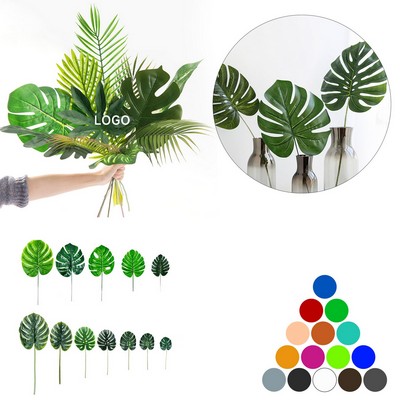 Tropical Palm Leaves - Polyester Green