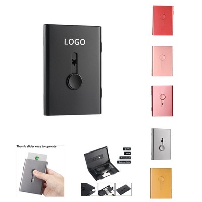 Stainless Steel Large Capacity Business Card Holder