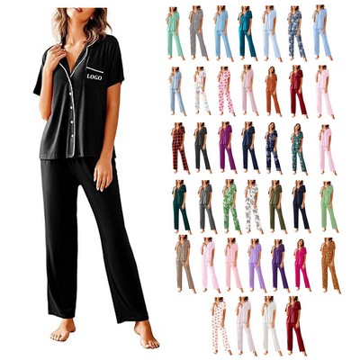 Short Sleeve Pajamas Set