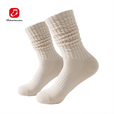 High Quality Custom Design Cotton Slouch Scrunch Socks
