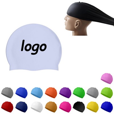 Non Slip Elastic Waterproof Silicone Swimming Cap