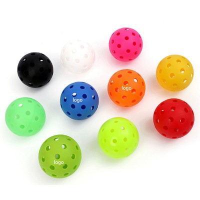 Forty Hole Plastic Training Table Tennis Ball For Outdoor Practice With Low Minimum
