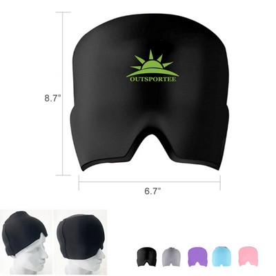 Hot Cold Therapy Gel Ice Pack Headache Migraine Relief Cap