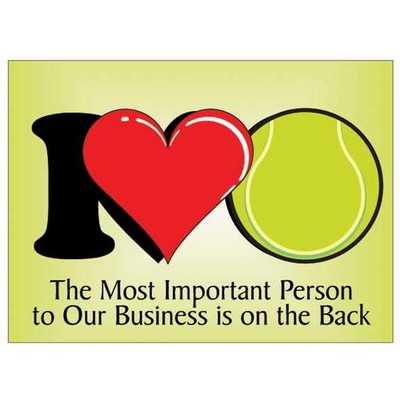 I Love Tennis Photo Hand Mirror (2"x3")