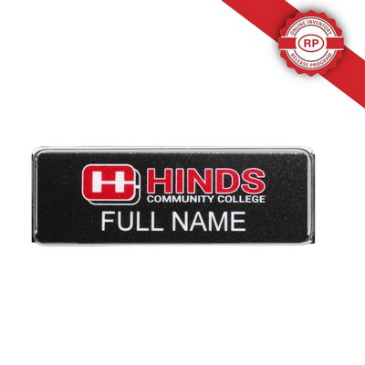 Metal Framed Badge (1"X3")