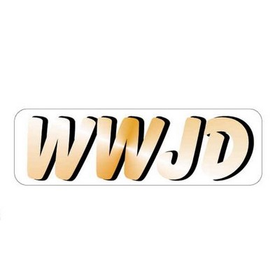 WWJD Promotional Magnet w/ Strip Magnet (12 Square Inch)