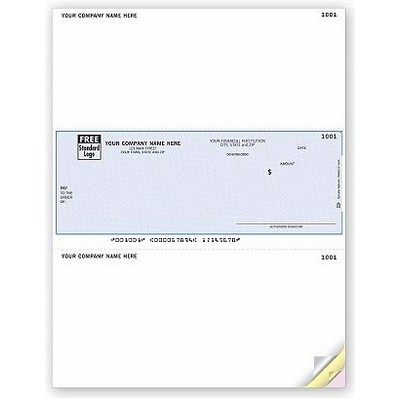 Laser OCR Multipurpose Checks w/ Stub (3 Part)