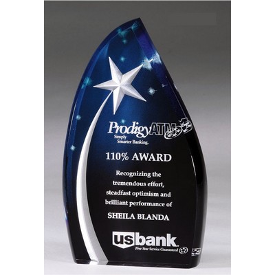 Midnight Star Acrylic Award (4½"x 7¾")