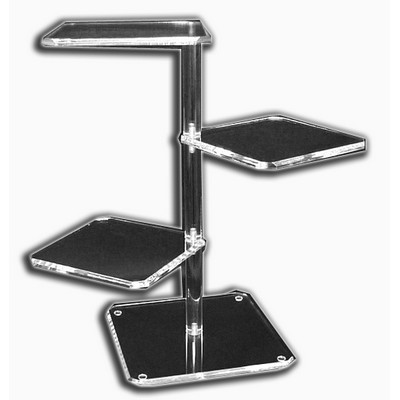 Beveled Three-Shelf Towers (16 1/2"x13 1/4"x 7")
