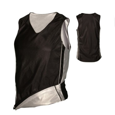 Youth Cool Mesh Reversible Jersey Shirt w/ Contrasting Panel & Piping