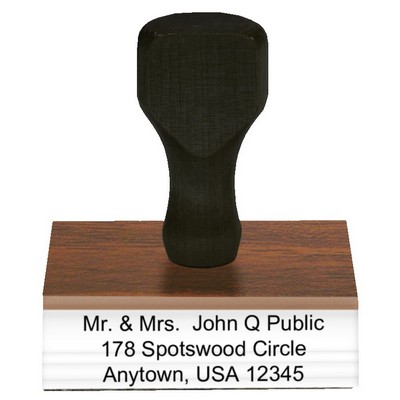 Print Rite Poly Die Traditional Hand Stamp (2-3/4"x4-1/4")