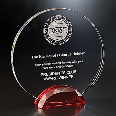 Crispy Award w/Red Base (5"x5")