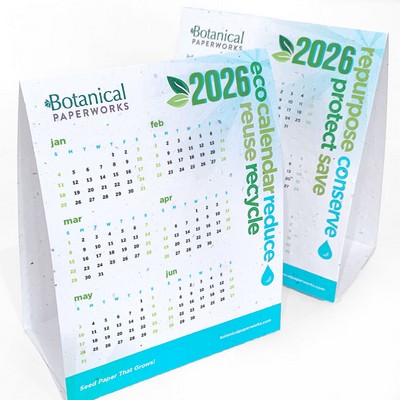 Plantable Tent Card Eco Calendars