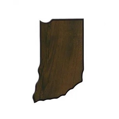 Indiana State Shaped Plaque (8½"x12¾")