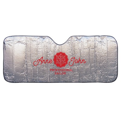 Accordian Fold Mylar Truck Sun Shade