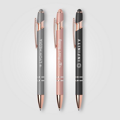 Ellipse Softy Rose Gold Metallic w/ Stylus - Laser