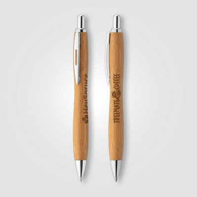 Sophisticate Bamboo with Chrome Trim - Laser