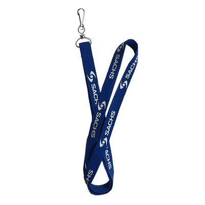 1/2"Polyester Lanyards With J-Hook Clip