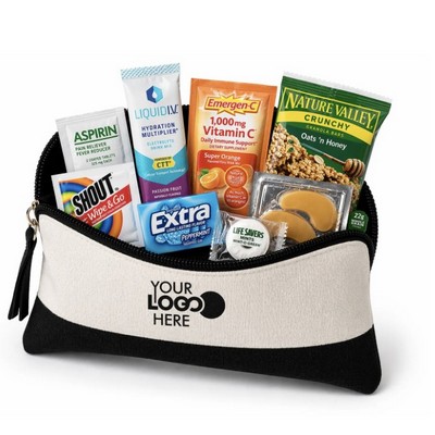 Hangover Survival Kit Pouch with Hydration, Snack & More