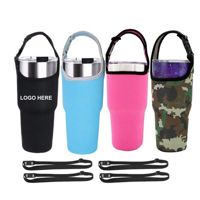 Neoprene Cup Sleeve w/Handle