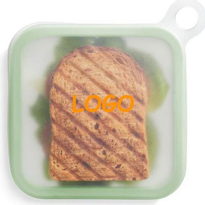 Portable Reusable Silicone Sandwich Case