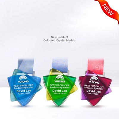 Custom Shape Glaze Medal