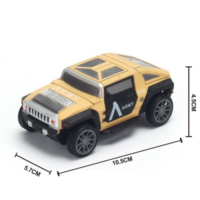 1:43 Friction Military Vehicle Off-Road Truck