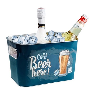 8L Galvanized Deep Beverage Bucket
