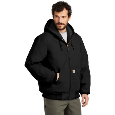 Carhartt Quilted-Flannel-Lined Duck Active Jac