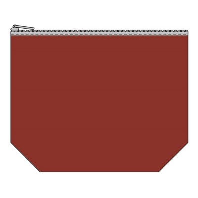 Large Zipper pouch bag 12"x10"x4" -Polycotton