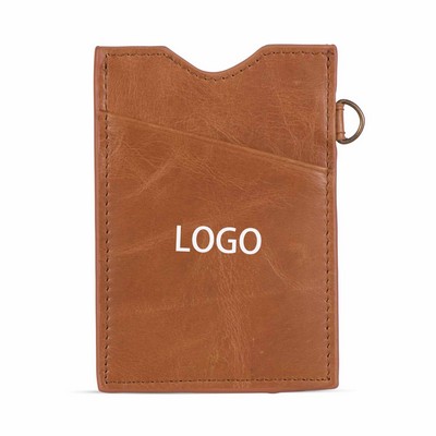 Slim PU Leather Card Holder Wallet