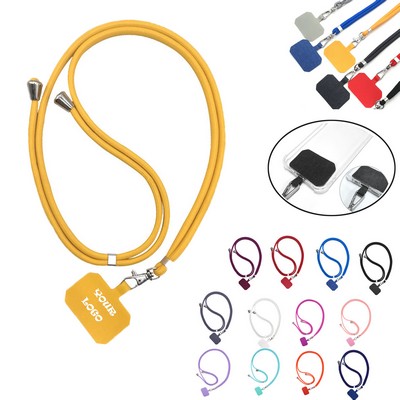 Mobile Phone Lanyard With Fixed Card