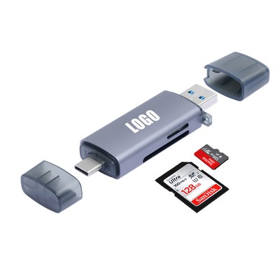 2" 1 USB 3.0 and USB Type-C Card Reader