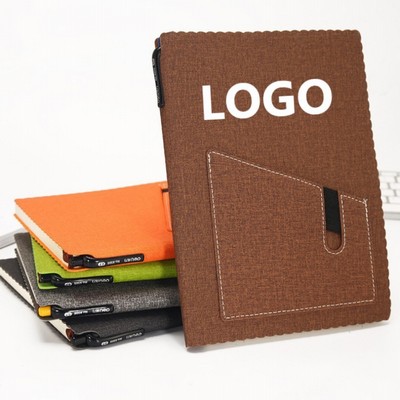 10" x 8" Hardcover Journal Notebook with Pen Loop B5 Size