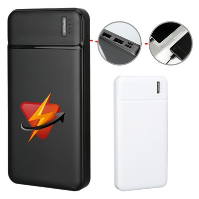 SlimCharge 10,000mAh Multi-Port Power Bank