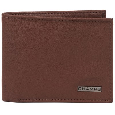 Champs Luggage Black Label Passcase Wallet Size 4.5"X3.5"X