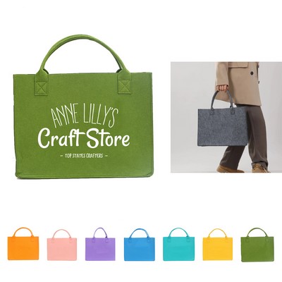Foldable Felt Shopping Tote Bag