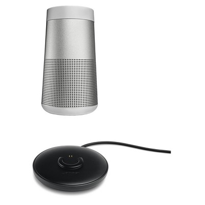 Bose Soundlink Revolve+ Ii Bluetooth® Speaker & Charging Cradle -Luxe Silver Bundle