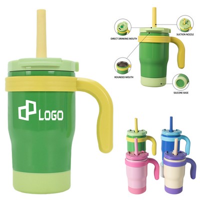Stainless Steel Kids Insulated Mug Kids Straw Mug W/Straw
