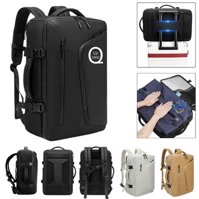 High-Capacity Vacuum Compression Travel Backpack