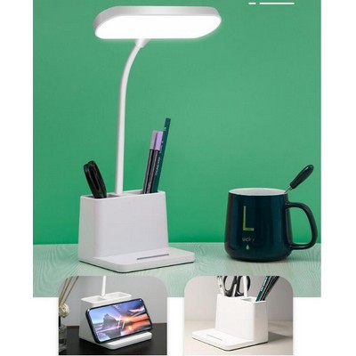 2-in-1 Intelligent Foldable Led Table Desk Light Lamp with Pen Holder