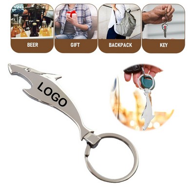 Shark Shape Bottle Opener Keychain