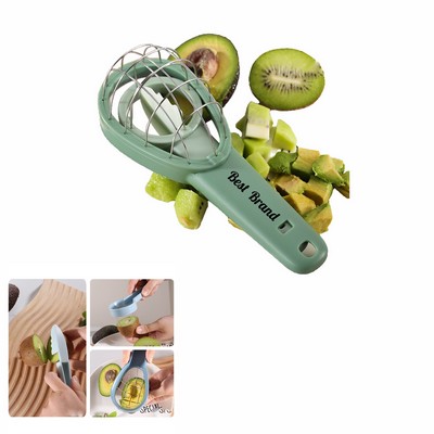 Multi functional 3 - in - 1 avocado Slicer Cutter