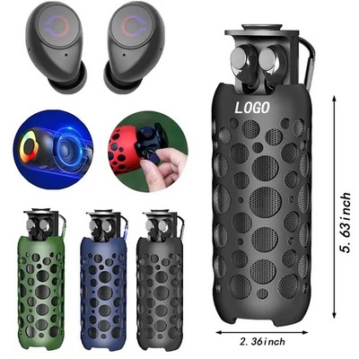 Portable Speakers Wireless Earphones Combo With Microphone