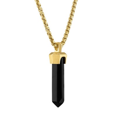 Bulova Jewelry Icon Yellow Gold Sterling Silver Pendant
