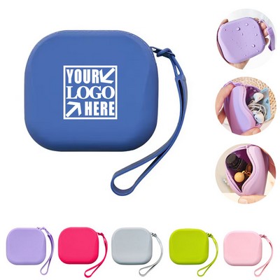 Mini Silicone Storage Bag with Zipper