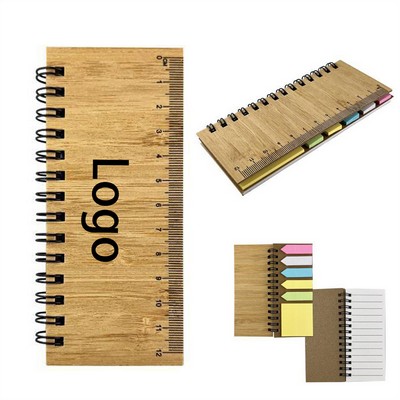 Bamboo Surface Coil Note Pad